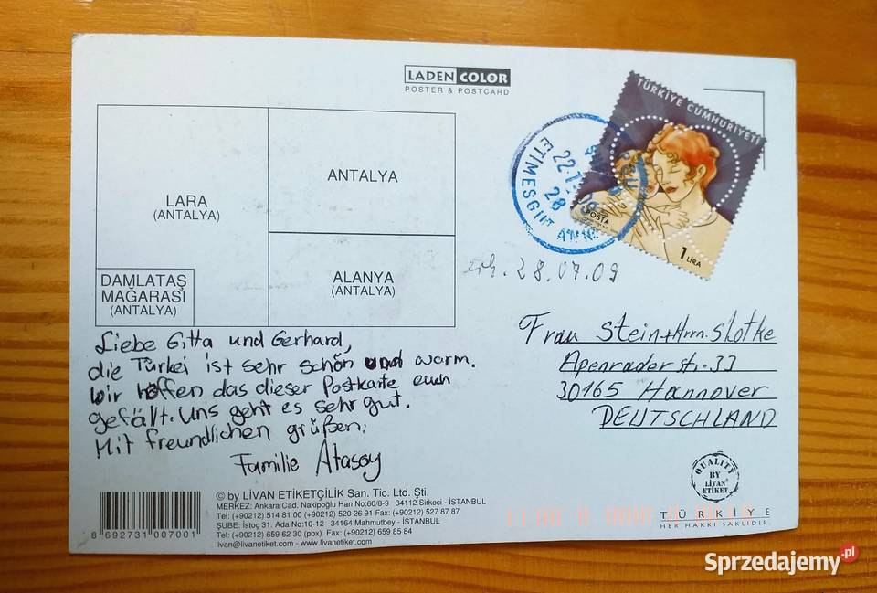 ANTALYA M IN WIDOK NA MIASTO I PORT U PODNÓŻY Piszczac