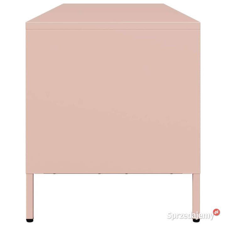 Szafka RTV różowa 135x39x435 stal walcowana na mazowieckie Warszawa
