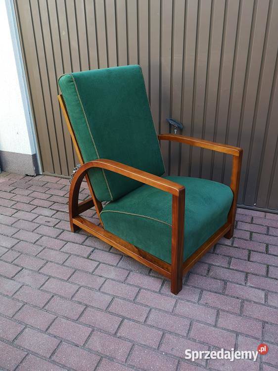 Fotel ARTDECO Orzech Unikat Stary Antyk wielkopolskie Swarzędz sprzedam