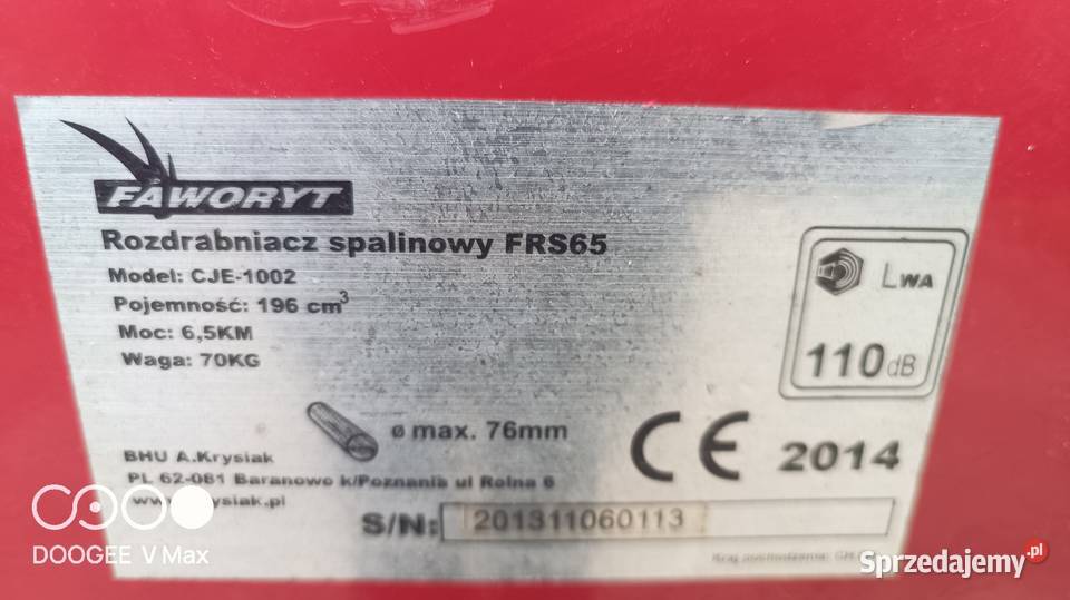 Rozdrabniacz Faworyt FRS65