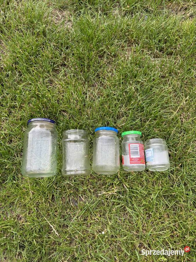 Słoiki różnej wielkości przezroczysty Miedziana Góra