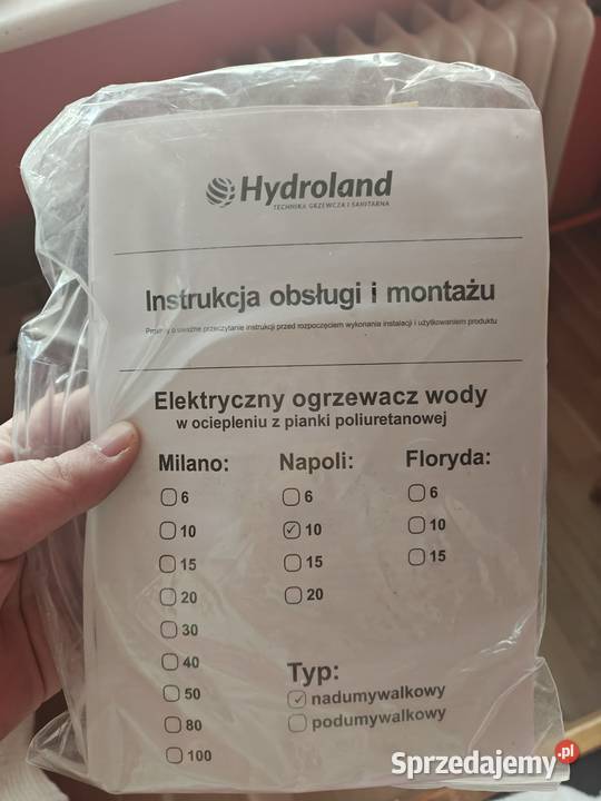 Sprzedam nieużywaną termę elektryczną 10 l Akcesoria grzewcze Radom sprzedam