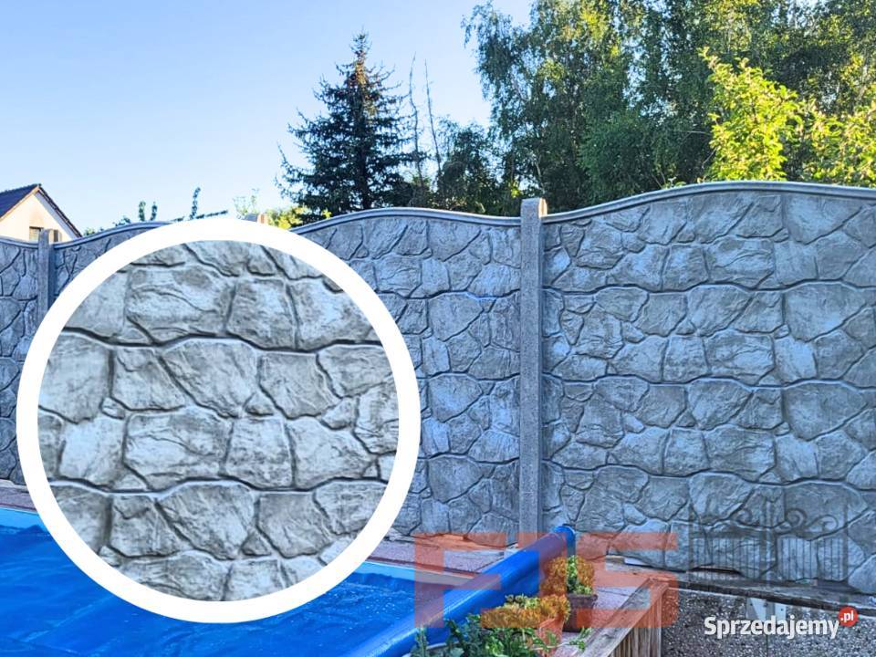 PŁOT BETONOWY OGRODZENIE BETONOWE PŁYTY Zielona Góra