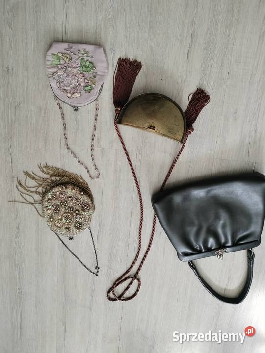 Torebki vintage stare różne sztukę Choszczno