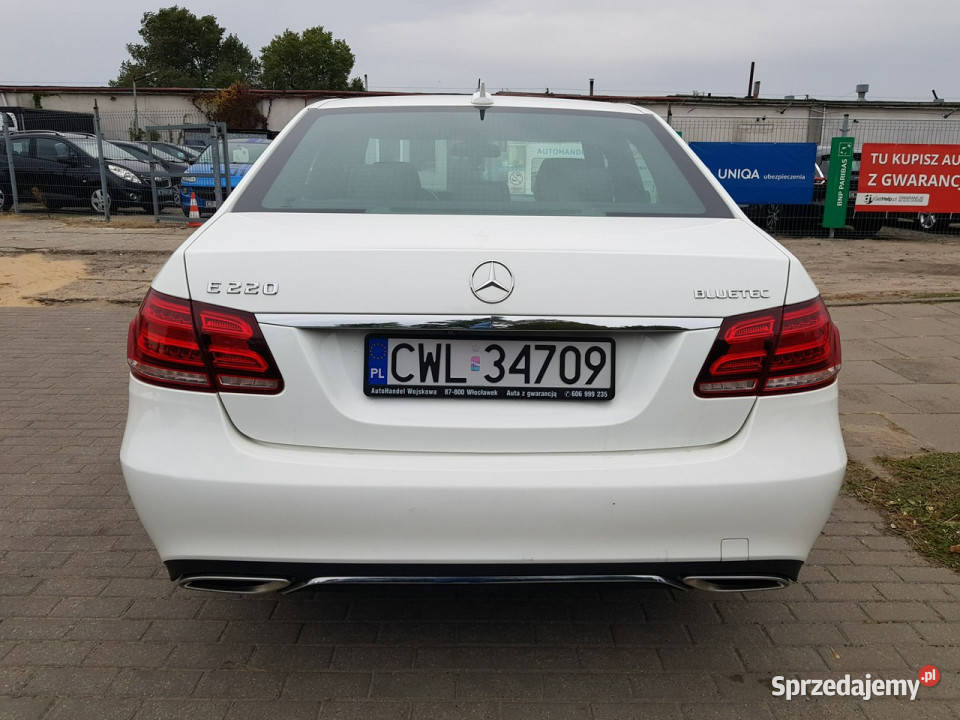 Mercedes E 220 E220 CDI Biała Perła Super Stan
