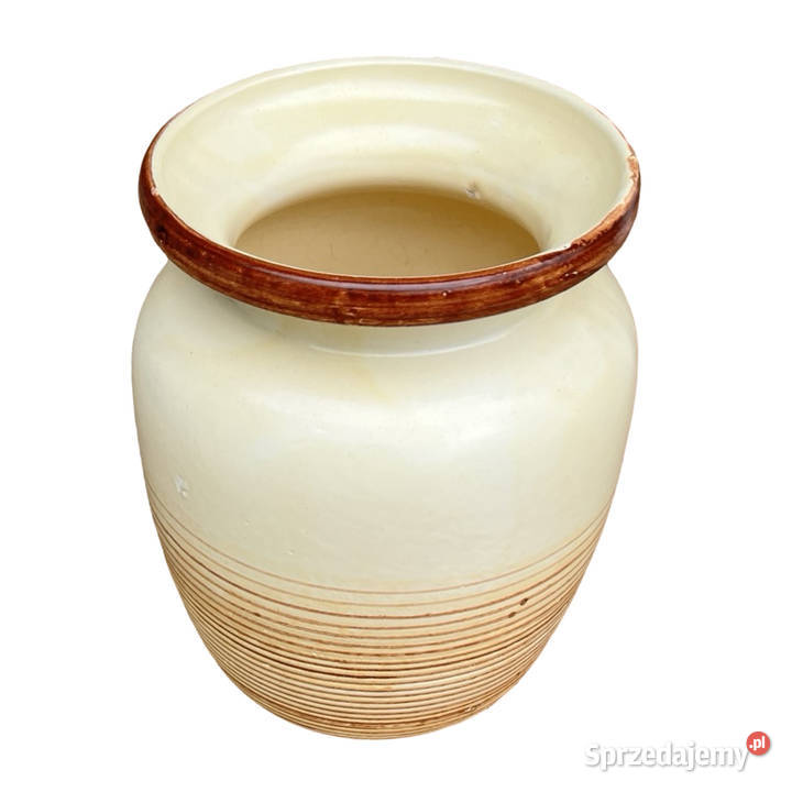 Ceramiczny wazon VEB Haldensleben Niemcy lata 50 Warszawa