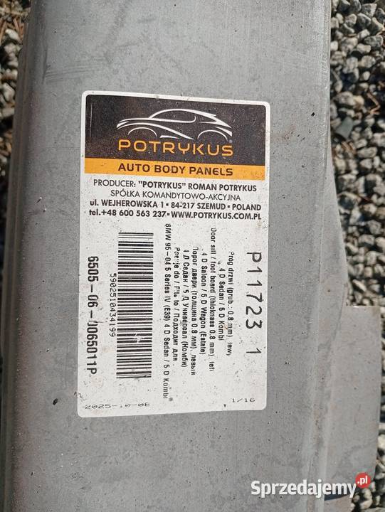 Reperaturka progu lewego Progi opolskie Gorzów Śląski