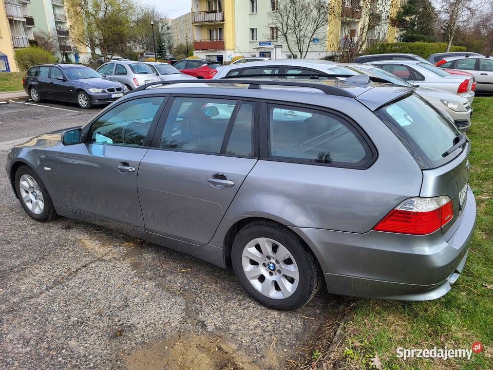BMW 520d 205 czystej przyjemności z jazdy szary Warszawa