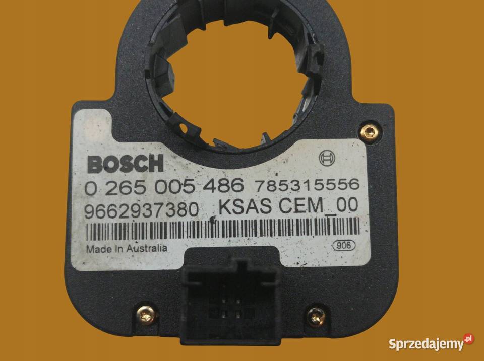 CZUJNIK SENSOR KĄTA SKRĘTU 0265005486 9662937380 świętokrzyskie