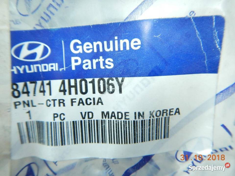 PANEL RADIA NAWIGACJI GPS HYUNDAI I800 sprzedam