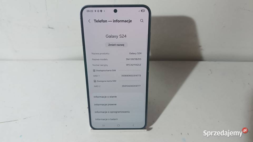 Smartfon SAMSUNG Galaxy S24 5G 8128GB śląskie Katowice sprzedam