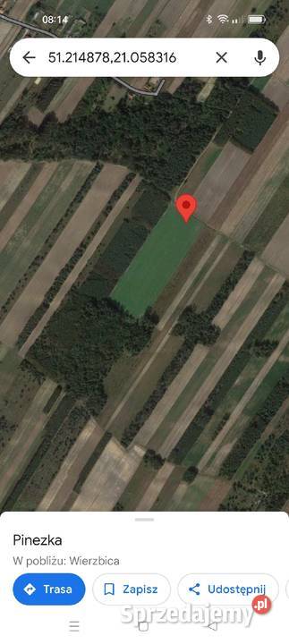 Sprzedam działkę pod zabudowę Wierzbica Kolonia woda Nieruchomości Wierzbica-Kolonia sprzedam