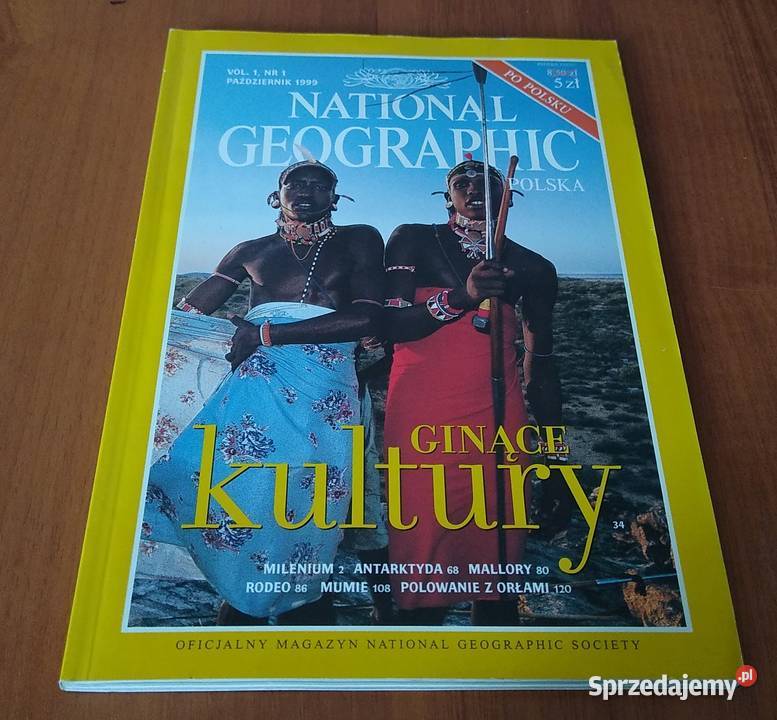 National Geographic Polska vol1 1 1999 Ginące Gdańsk sprzedam