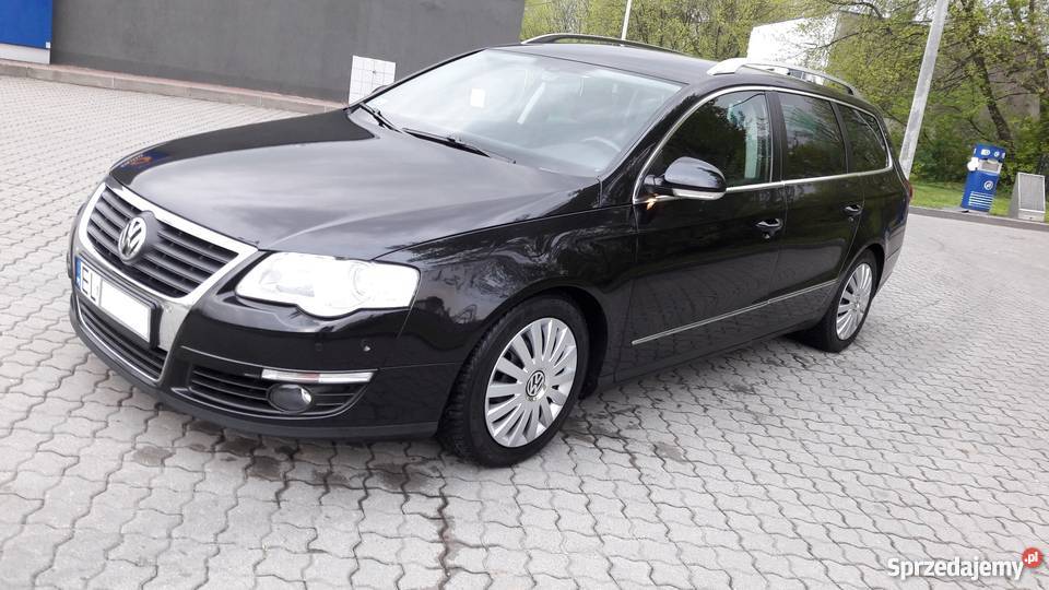 Volkswagen Passat 2008r B6 Kombiczarny NAVIDVD Łódź