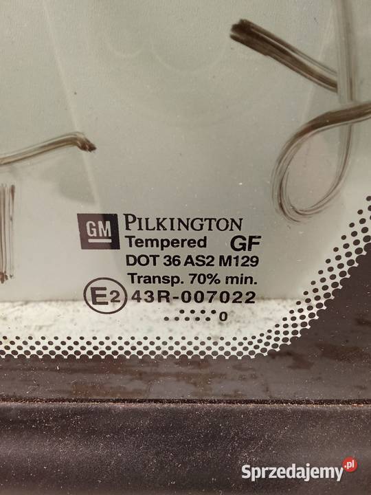 Szyba Trójkątna Lewa Przednia Opel Zafira 98 osobowe wielkopolskie