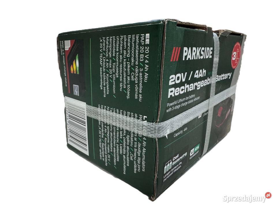 Akumulator LiIon Parkside 20 V 4 Ah PAP 20 B3 Akumulatory