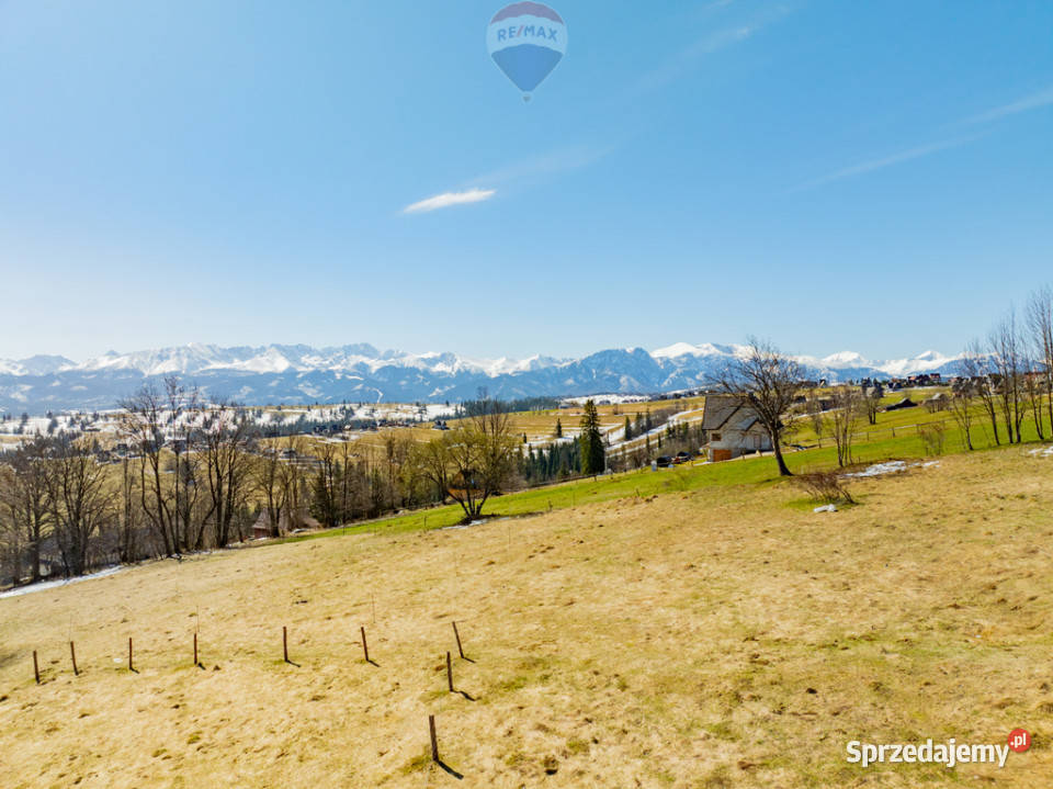 DZIAŁKA BUDOWLANA SIEROCKIE WIDOK NA TATRY 16m