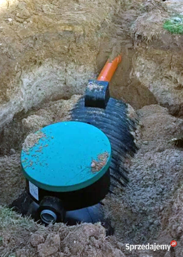 OCZYSZCZALNIA ŚCIEKÓW EKO 2000L B2 DRENAŻ 36mb Strzelin