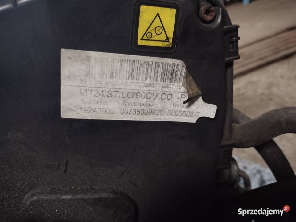 SPRZEDAM SILNIK FIAT 19JTDprzebieg190 sprawny Mydłów