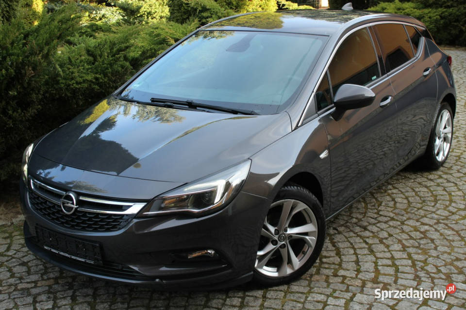 Opel Astra Turbo 150 Automat Opłacony Przebieg elektrochrom. lusterka boczne Motoryzacja Lubań