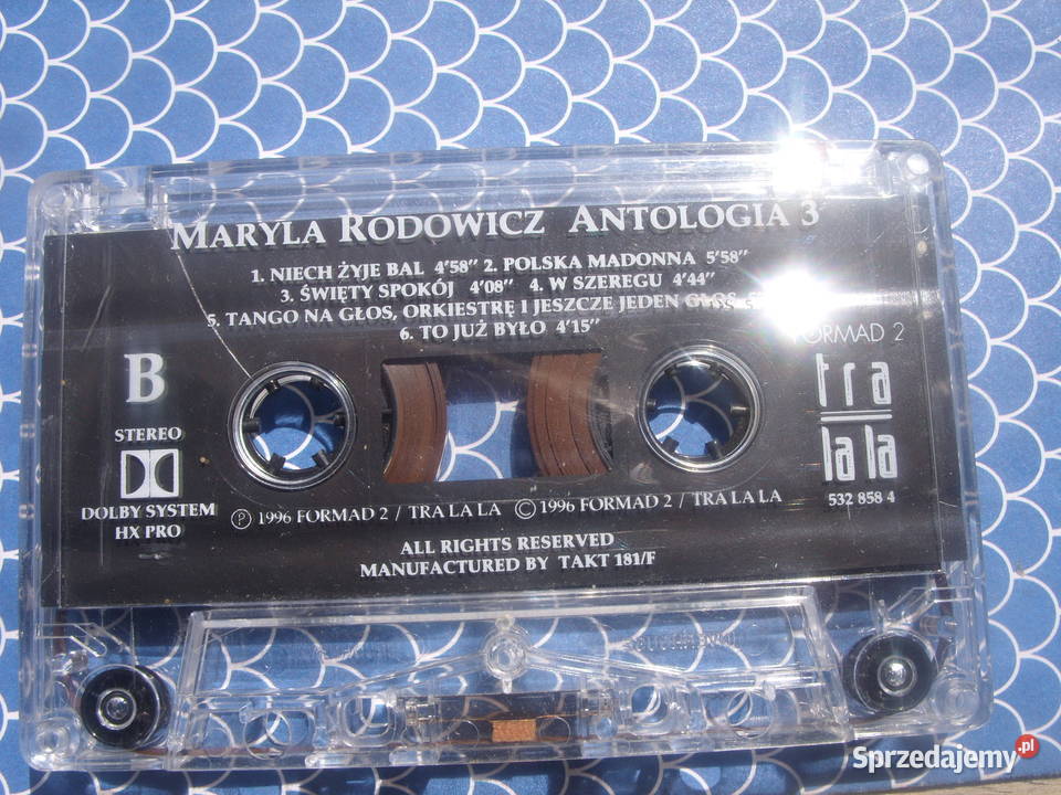 Kasety MARYLA RODOWICZ ANTOLOGIE 1 2 3 1996 Wołów