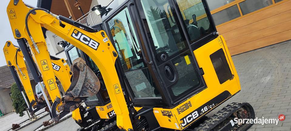 JCB 16 C ful najbogatsza mini koparka świętokrzyskie Bieliny