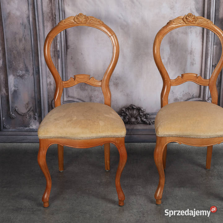 ARTexpert Para krzeseł Ludwik krzesło krzesła Dobrzany