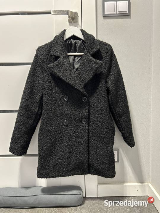 Płaszcz damski LXL czarny płaszcz damski boucle Wyszków