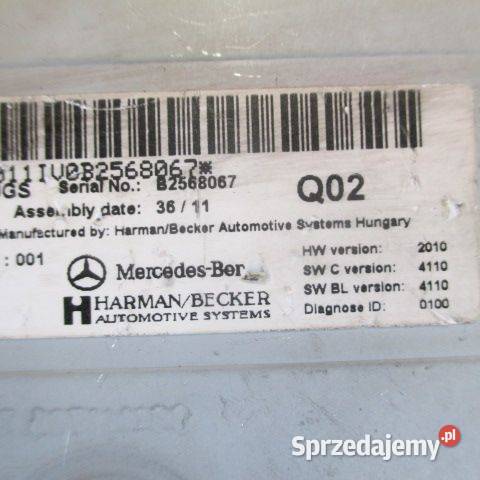 MODUŁ STEROWNIK MERCEDES W204 W212 A1729009302 Rakoniewice