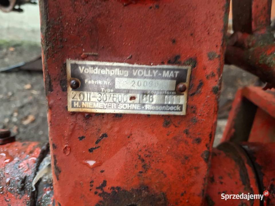 Pług 2 skibowy obrotowy Niemeyer nieuszkodzony Stradunia