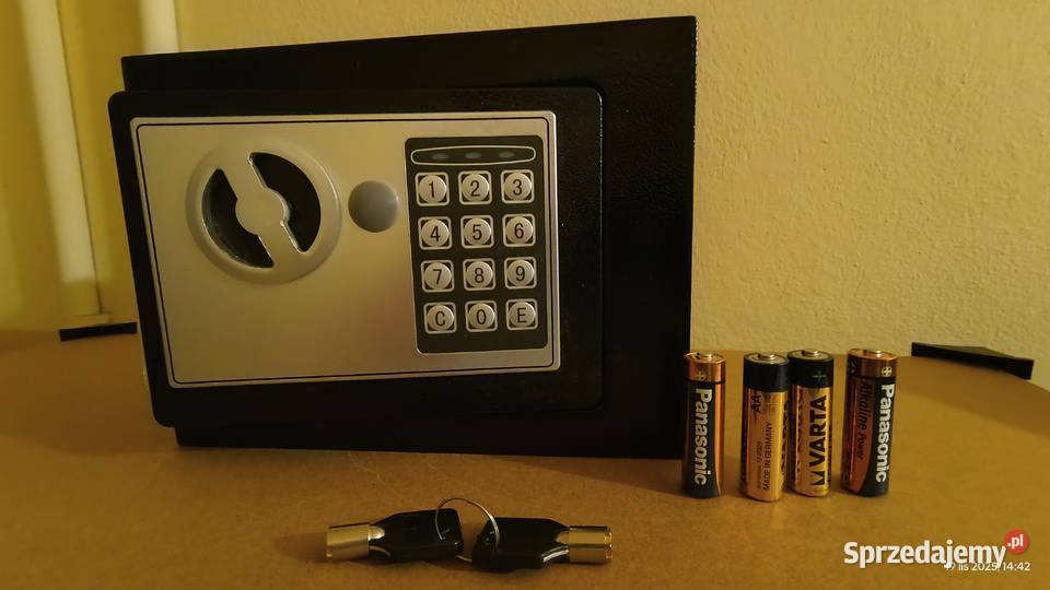 Sejf elektroniczny na kod z kluczem awaryjnym Katowice sprzedam
