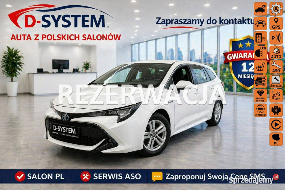 Toyota Corolla 21 Salon Polska 18 HYBRID 1wł z Białystok sprzedam