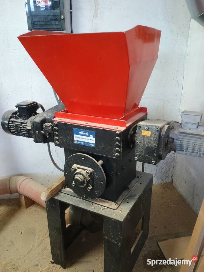 Rozdrabniacz do drewna z młynem wydajność 400500 Trzebicz