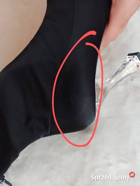 40 ASOS DesignCzarne botki w Szpic z Londynu z Asos Kraków