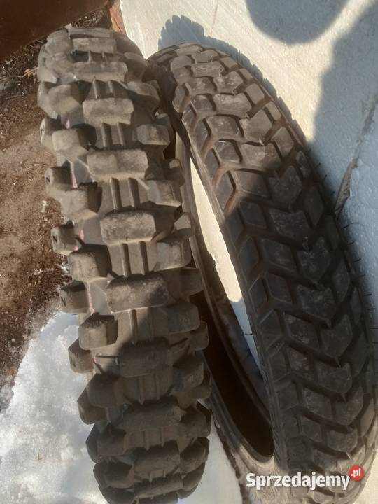 Opona cross 21 enduro dwie sztuki komplet