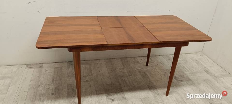 stół krzesła do salonu vintage Czechosłowacja łódzkie Radomsko