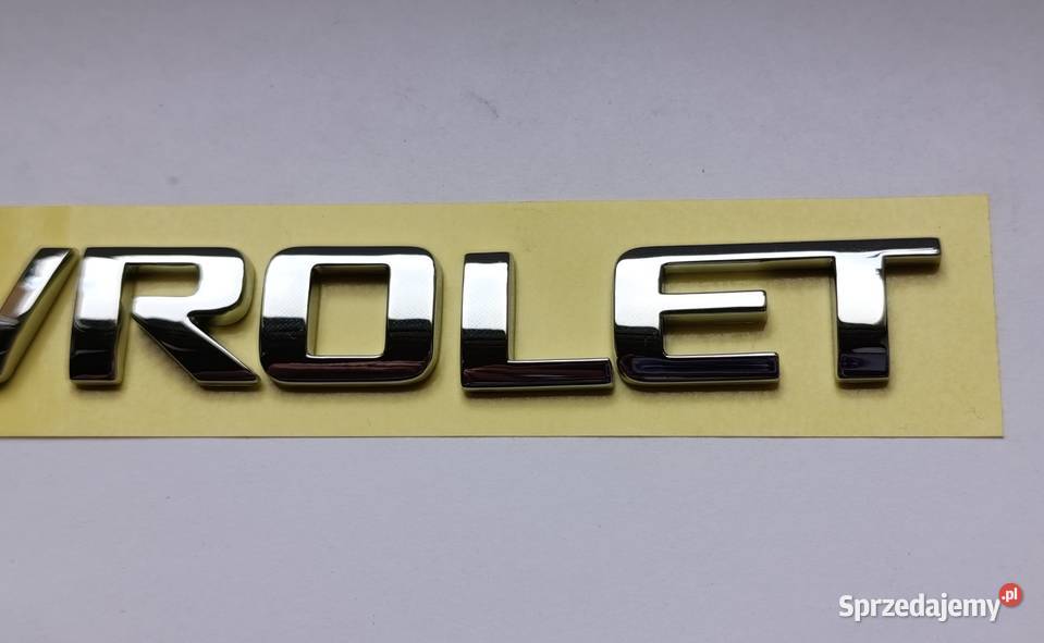 Napis emblemat Chevrolet Captiva I 0610r kujawsko-pomorskie Lipno