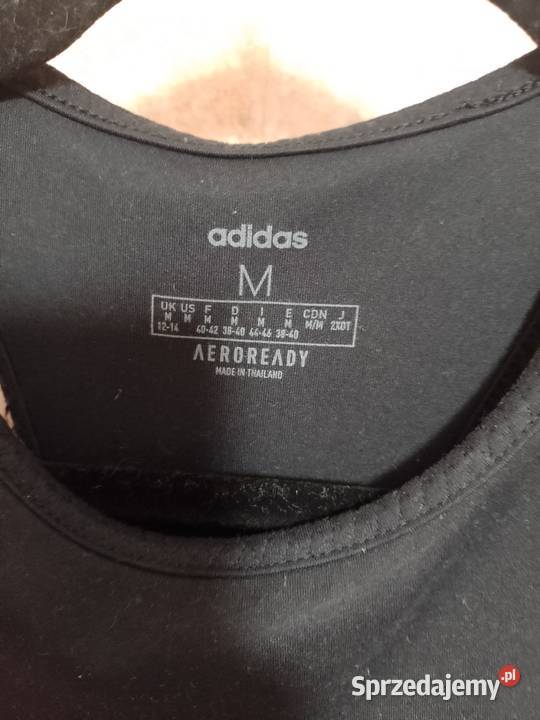 38M ADIDAS Czarny top fitness bokserka sportowa Kraków