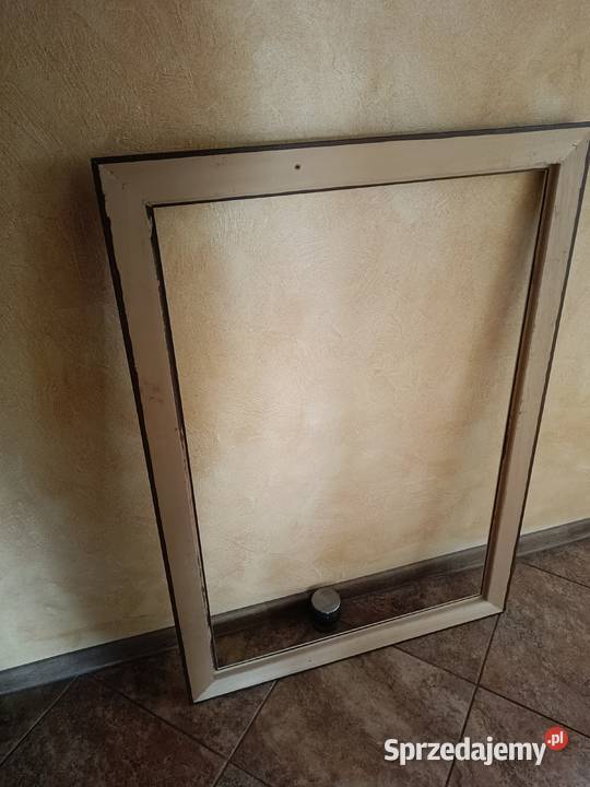 Rama drewniana do obrazu lustra wym wew90x60