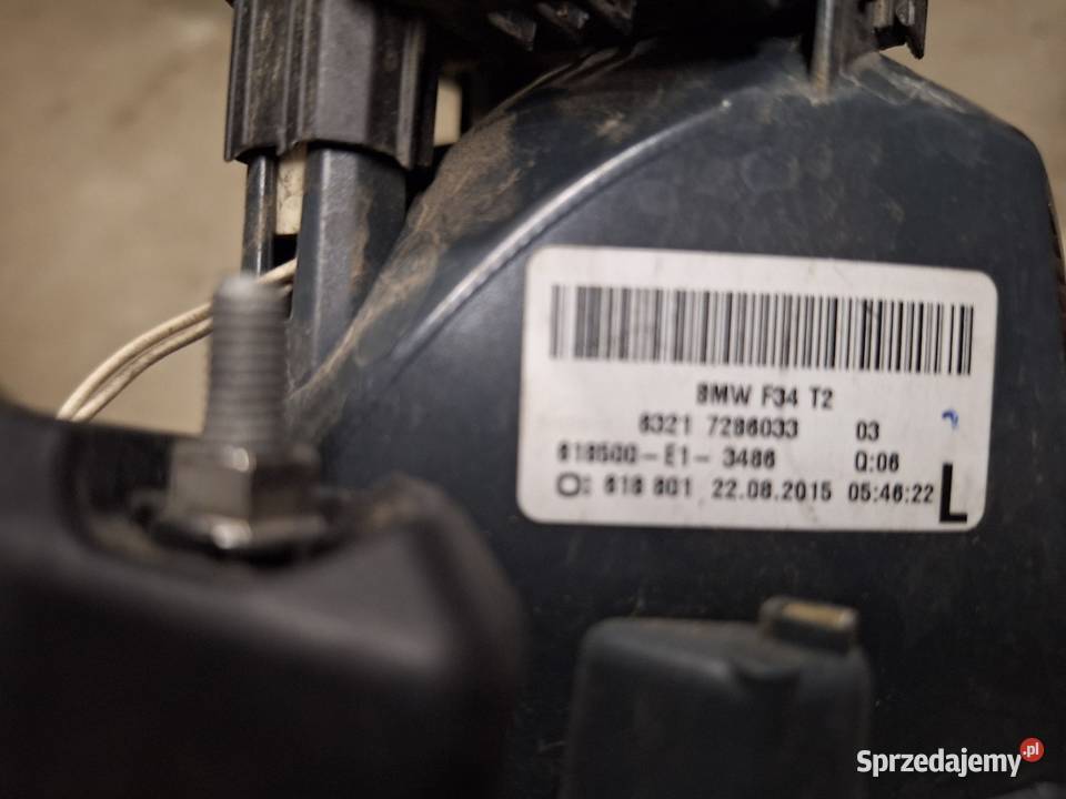 Lampa tył bmw f34 gt Części samochodowe podlaskie sprzedam