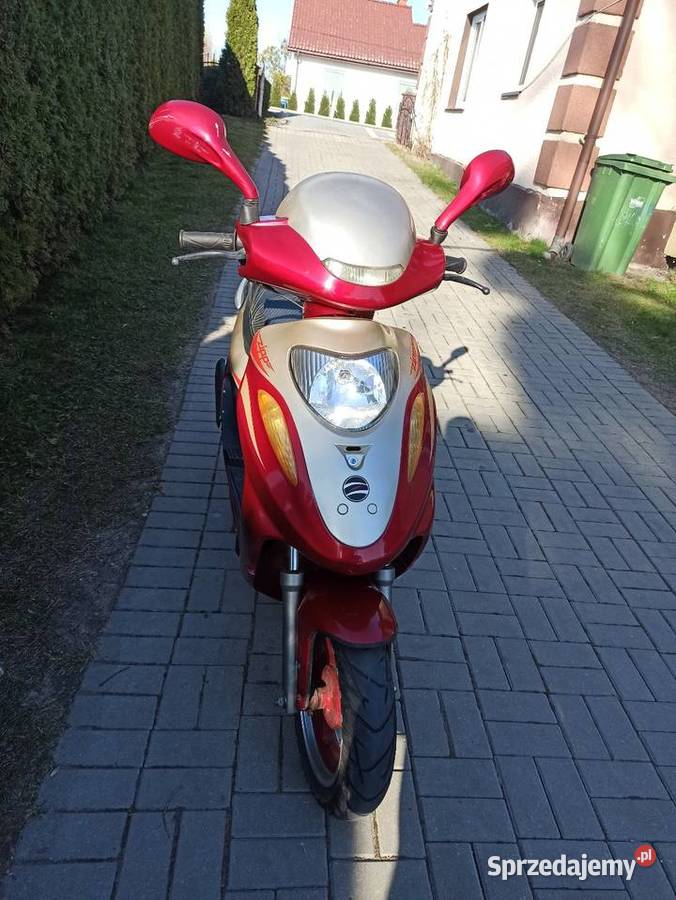 Skuter 50cc 4t 5 przebiegu czterosuwowy Zipp Powidz