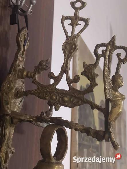 Piękny stary unikalny mosiężny dzwon ze Szwecji mazowieckie Warszawa sprzedam