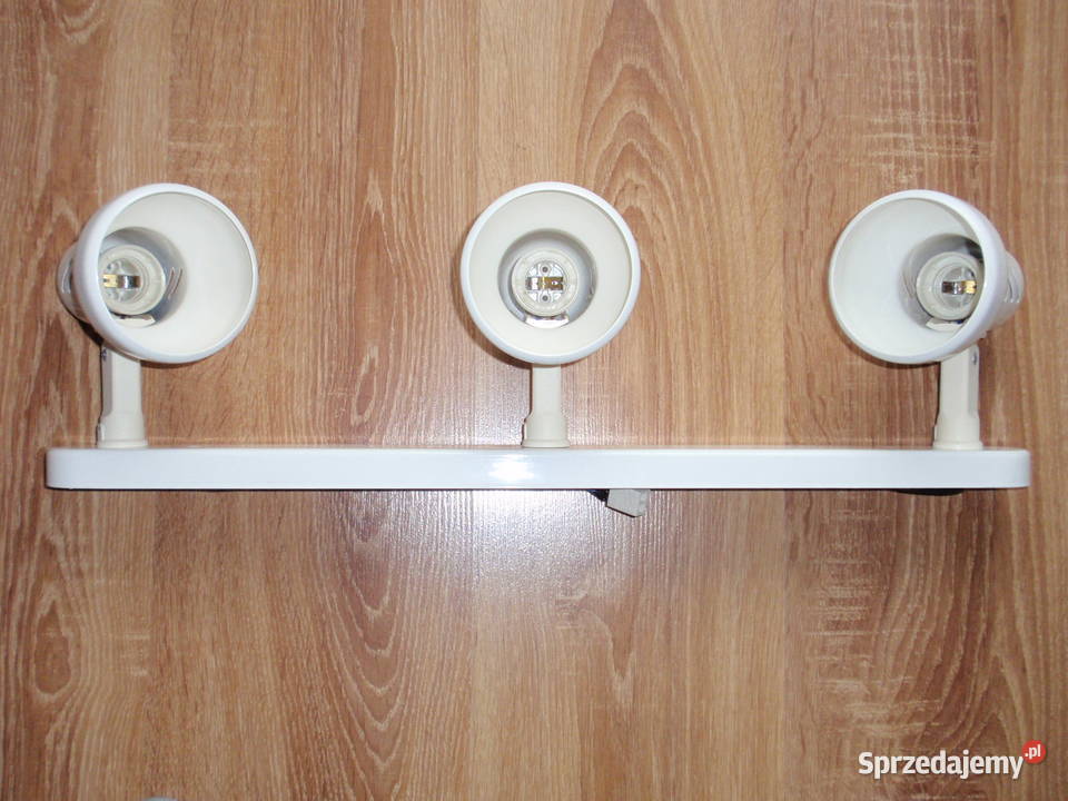 Lampa sufitowa listwa 3 regulowane oprawy kolor Oświetlenie Łódź sprzedam