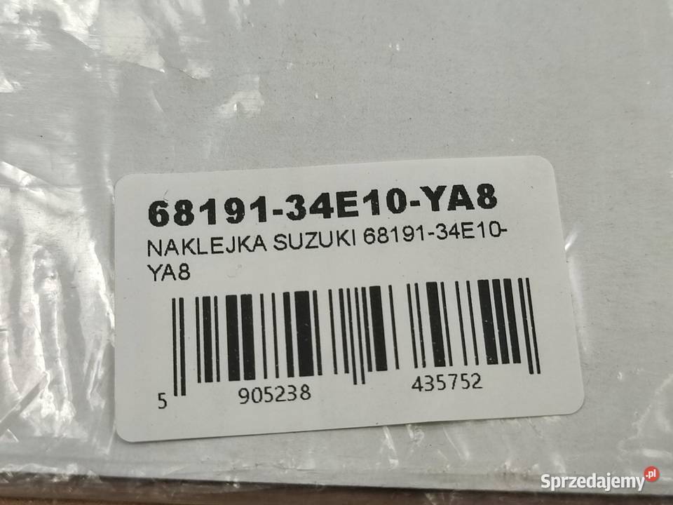 NAKLEJKA EMBLEMAT LEWY BOCZEK SUZUKI GSXR600