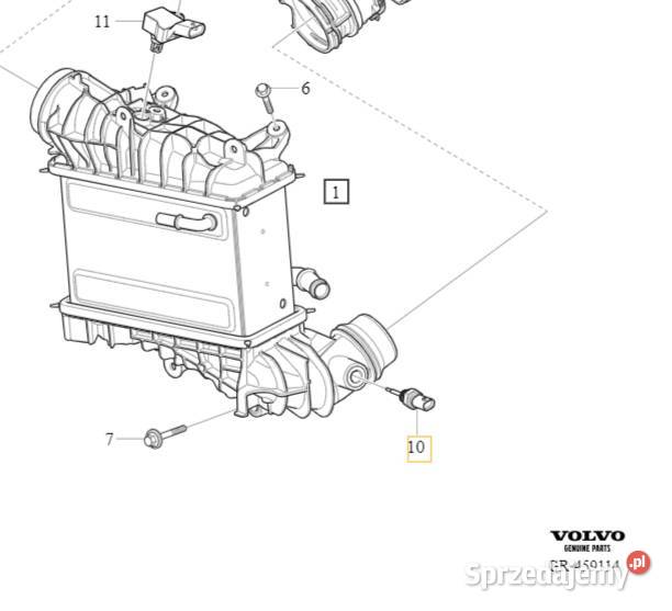 VOLVO S60 V60 S90 V90 XC40 XC60 XC90 czujnik Akcesoria samochodowe Bielany Wrocławskie