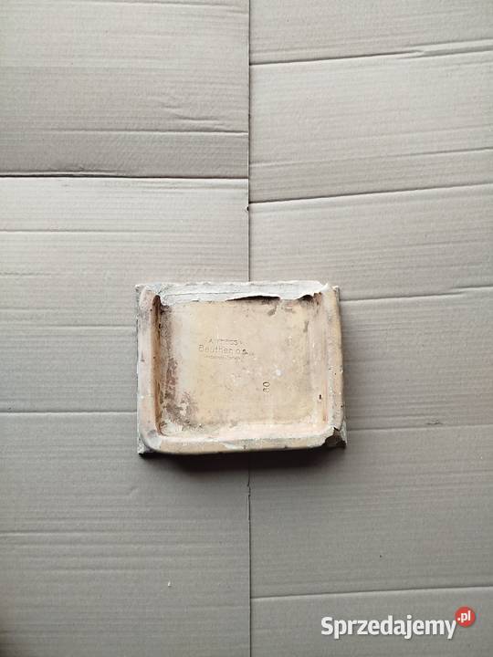 Kafel Piecowy Zielony Zabytkowy A PREISS Beuthen Laski