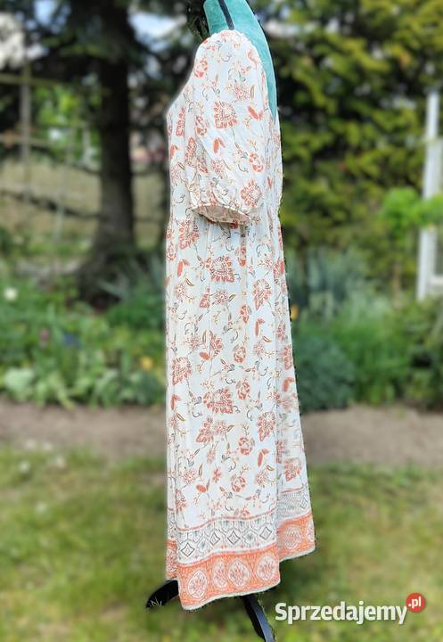 Długa sukienka maxi FF 48 4XL boho bohemian zachodniopomorskie Szczecin