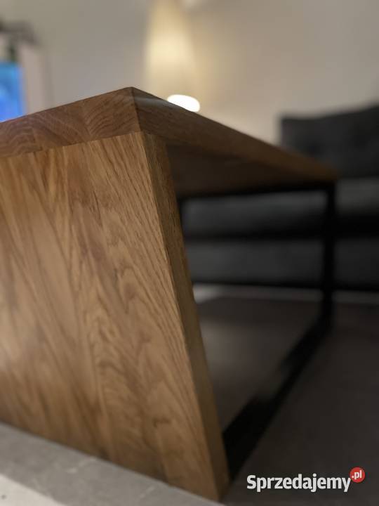 Nowoczesny stolik kawowy z dębu Styl Loft Łososina Dolna