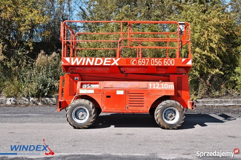 Używany podnośnik nożycowy TKD 12118D 12 m napęd Dźwigi, podnośniki pomorskie Chojnice