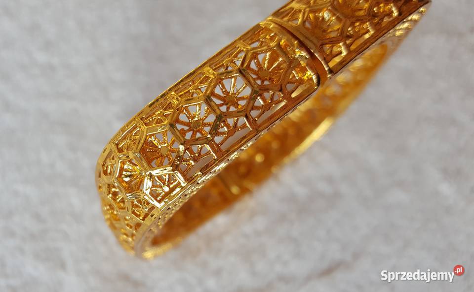 Nowa bransoletka arabska indyjska złoty kolor Pozostałe Szczecin sprzedam